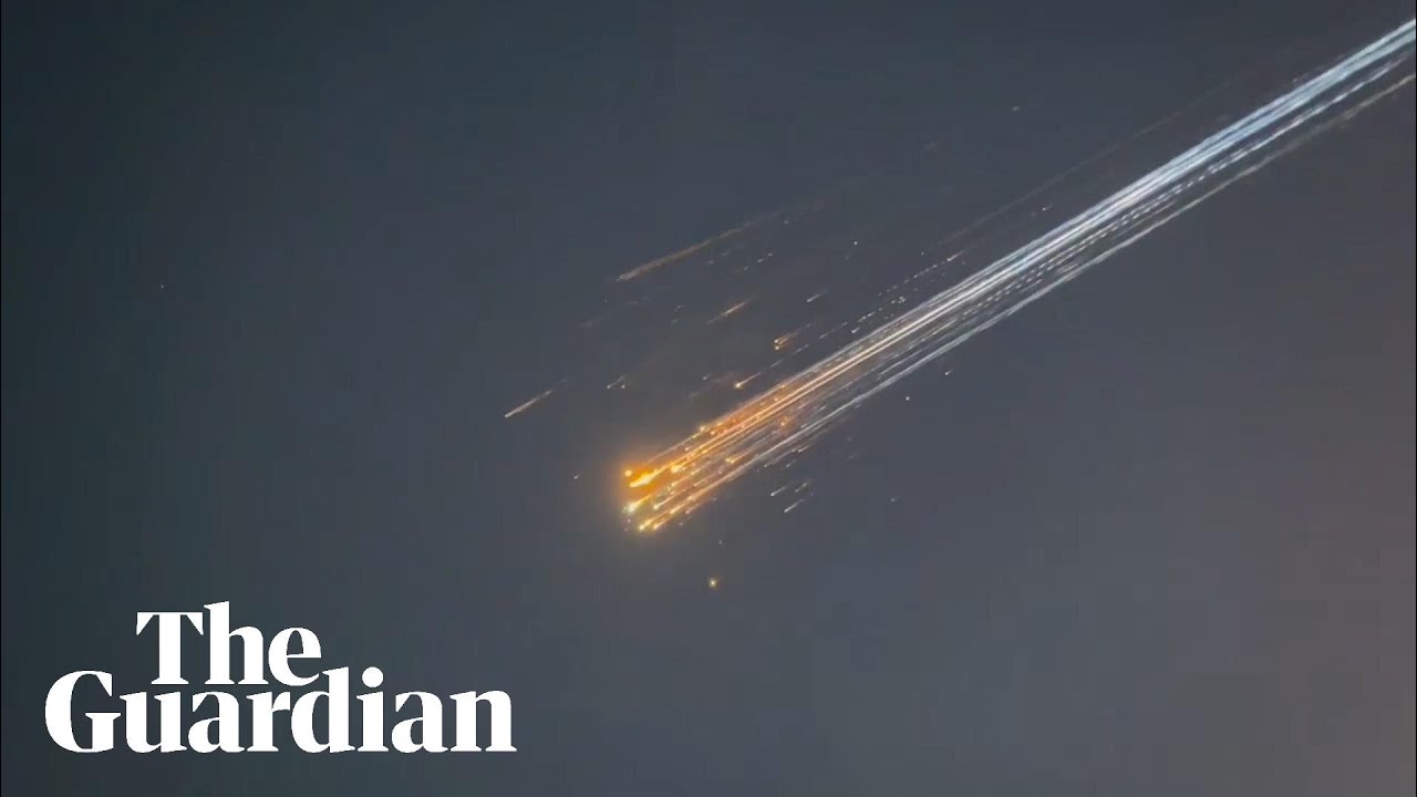 Debris seen in sky after SpaceX Starship rocket breaks up after launch