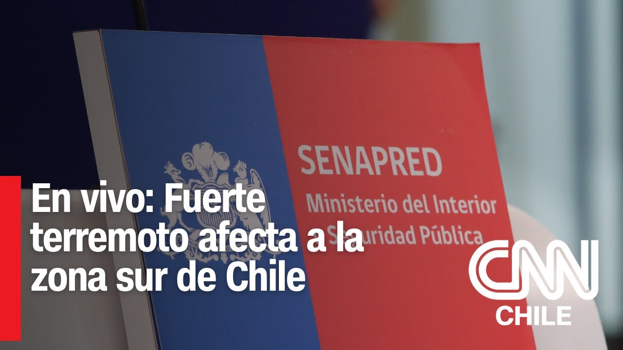 Fuerte terremoto en la zona sur de Chile