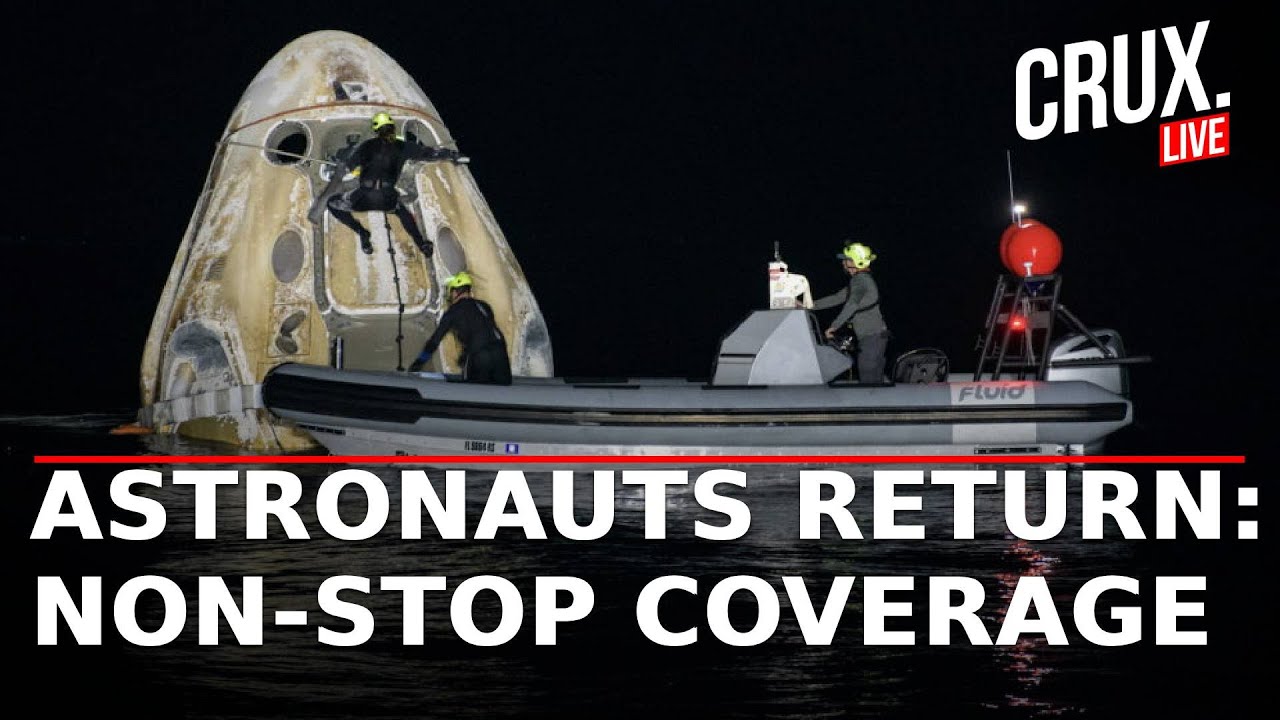NASA LIVE | Sunita Williams And Butch Wilmore Return To Earth | SpaceX Rescue Mission | US News