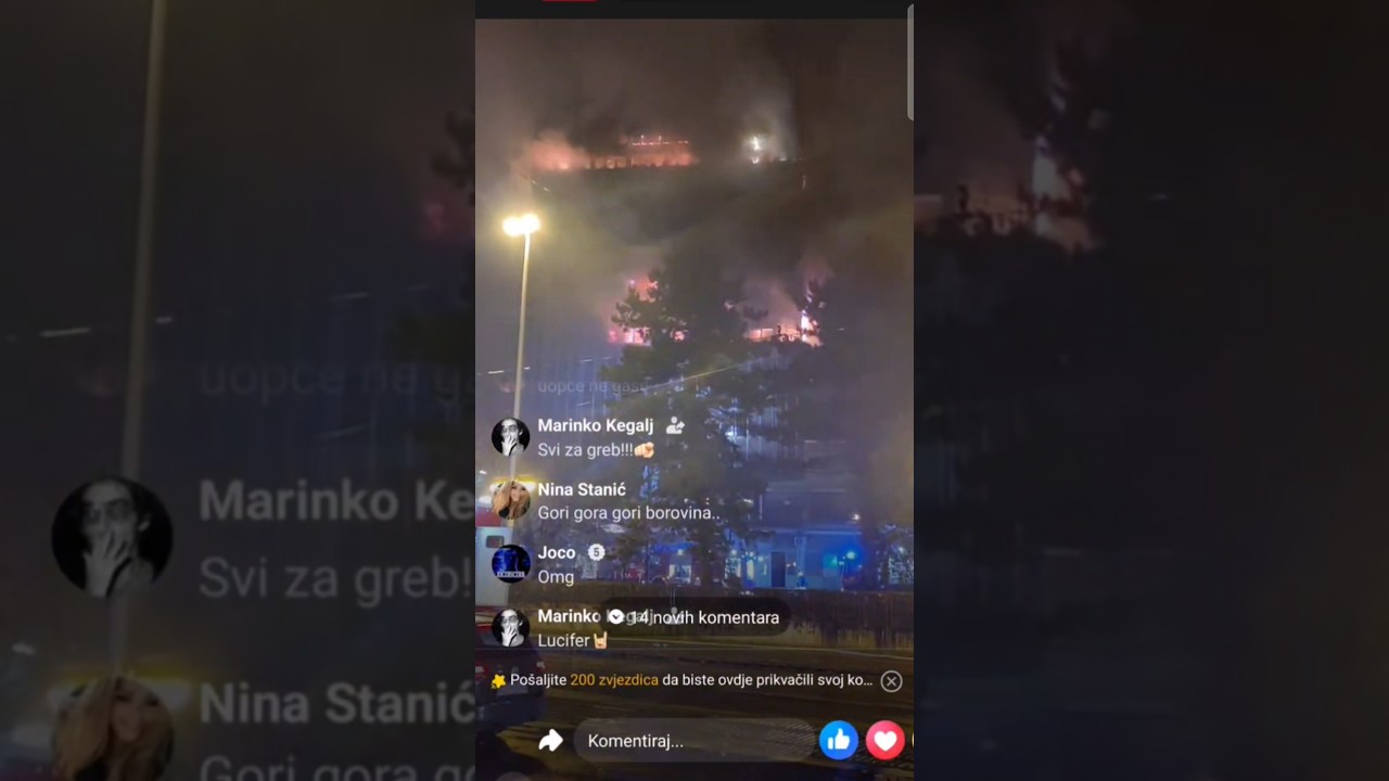 Gori Vjesnikov Neboder U Zagrebu