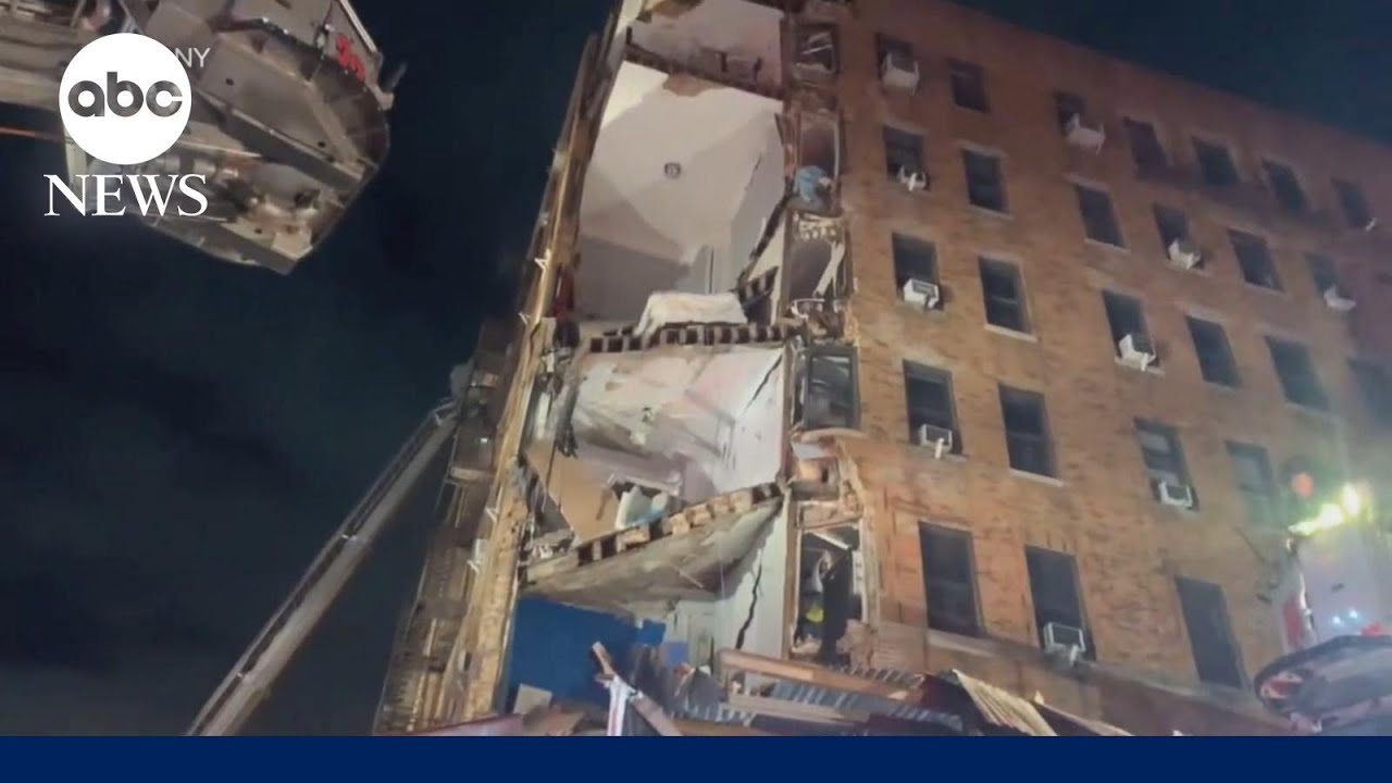 New York City apartment building partially collapses
