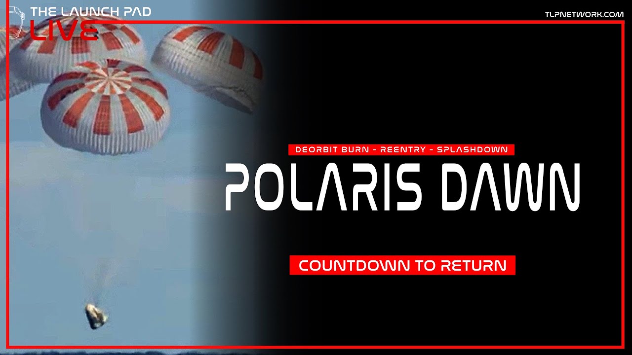 LIVE! SpaceX Polaris Dawn Countdown To Return
