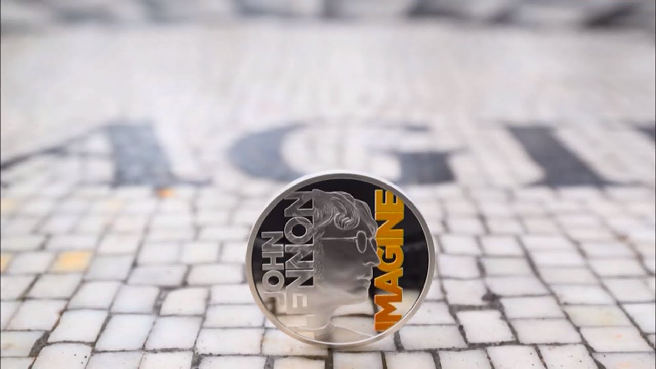 John Lennon coin made by Royal Mint - 45 years after his death (UK) 14/Mar/2025
