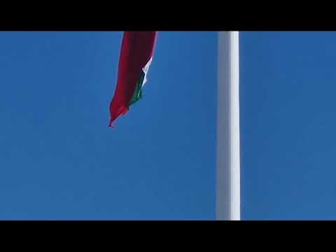 Знамето на пилона на Рожен, предложен от Радев, е разкъсано