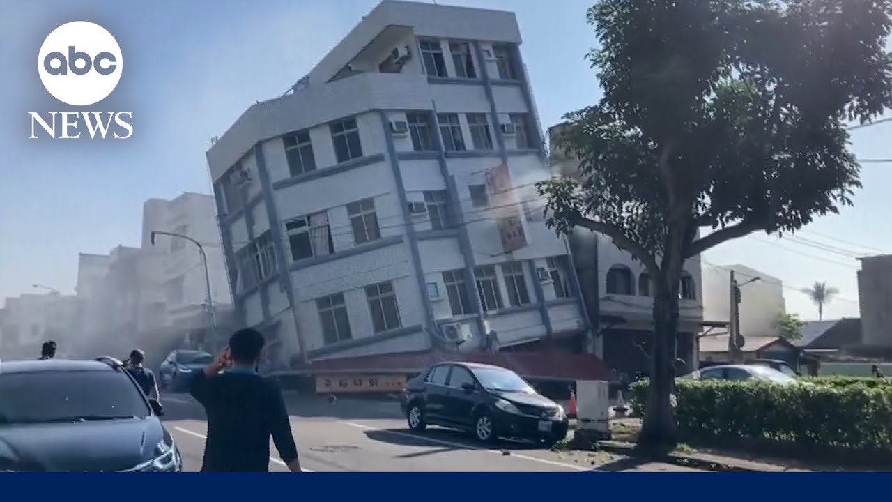 Powerful earthquake strikes Taiwan, damaging buildings