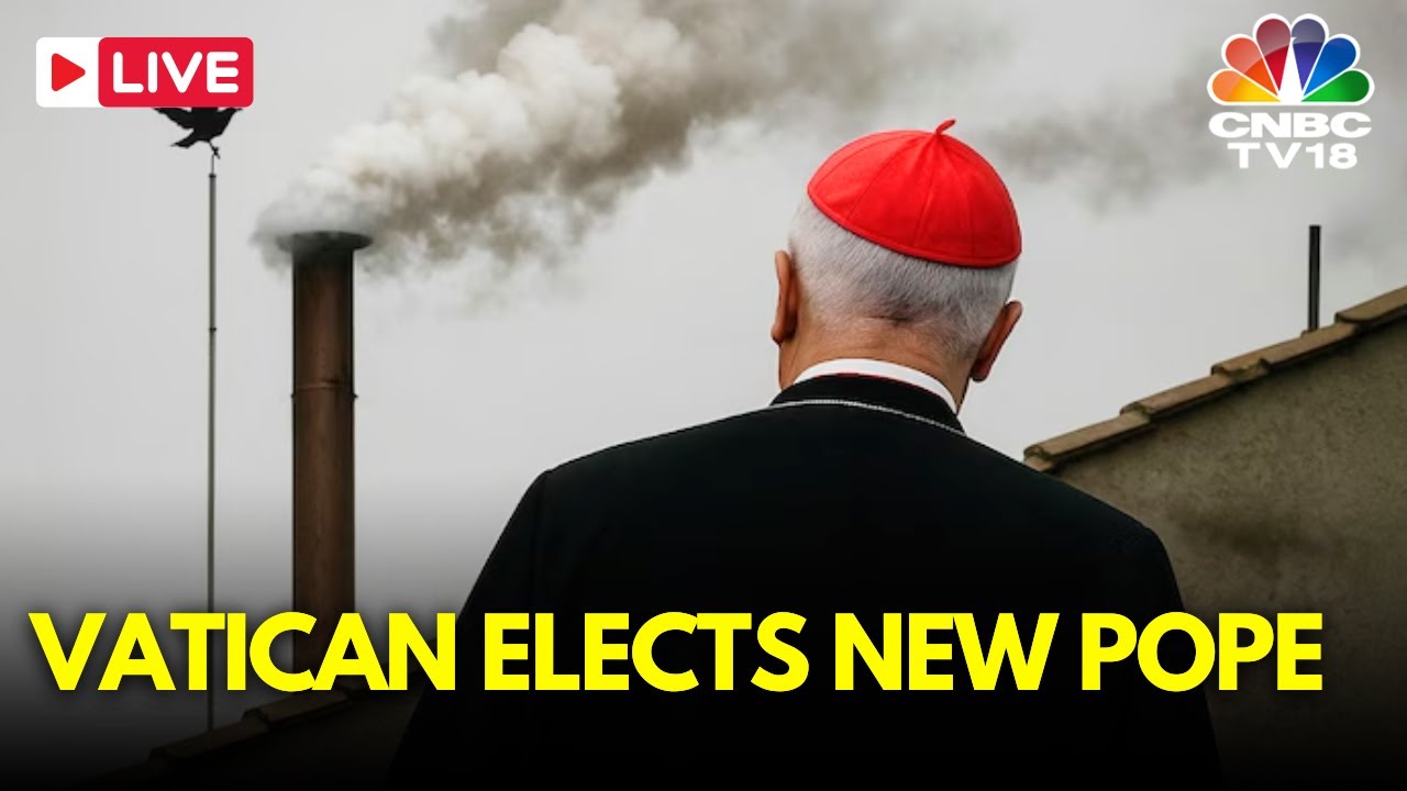 LIVE: Cardinals Gather in Vatican as Conclave To Elect New Pope Begins |Sistine Chapel Chimney |N18G