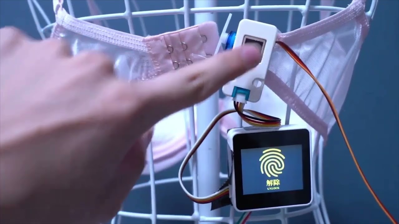 An anti-cheating bra with Touch ID was invented in Japan. It can only be unlocked by the guy who …