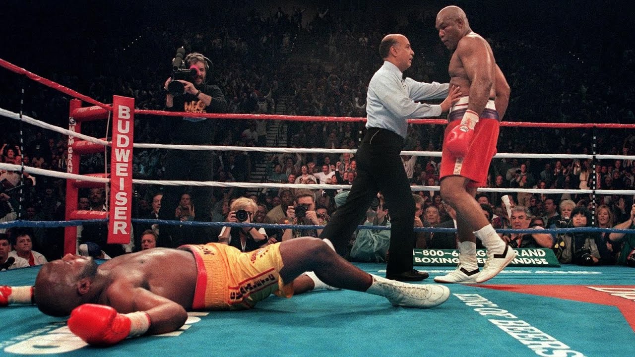 George Foreman vs. Michael Moorer - Highlights