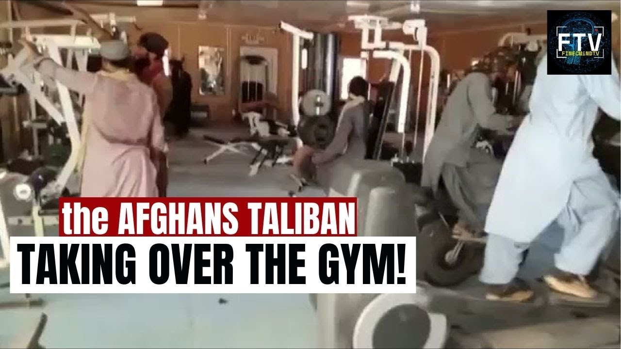 When Afghans Taliban do their workout at a gym in Kabul | Finecmind TV