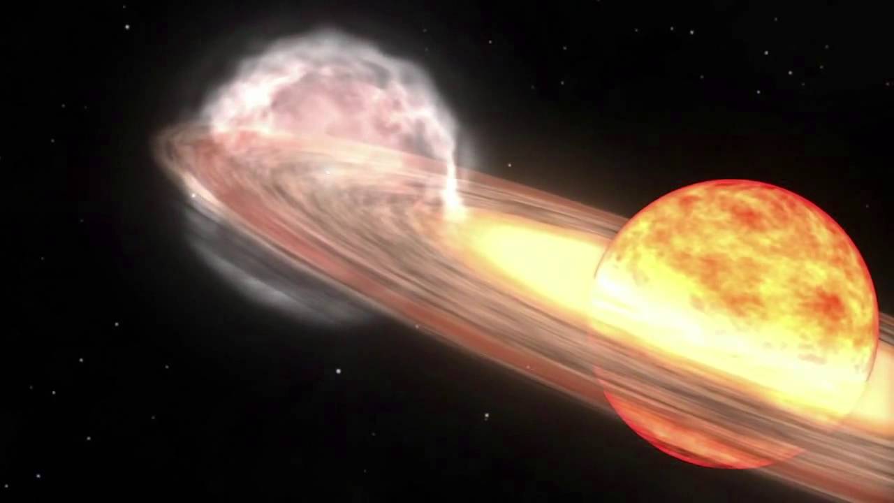 White Dwarf + Red Giant = Thermonuclear Explosion | Animation