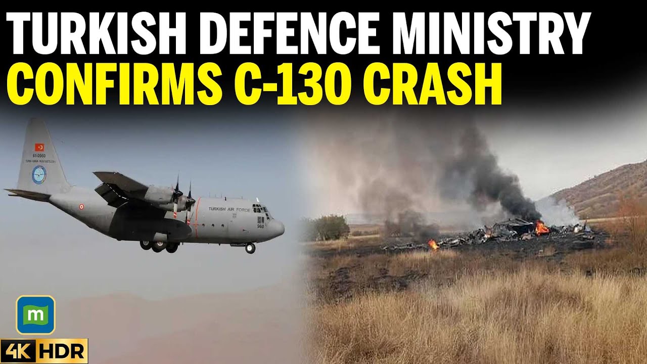 Turkish C-130 Military Plane Crashes In Georgia, Erdogan Offers Condolences | N18G | 4K
