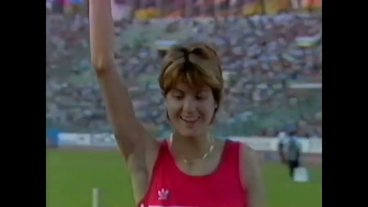 Stefka Kostadinova high jump WR 209 cm