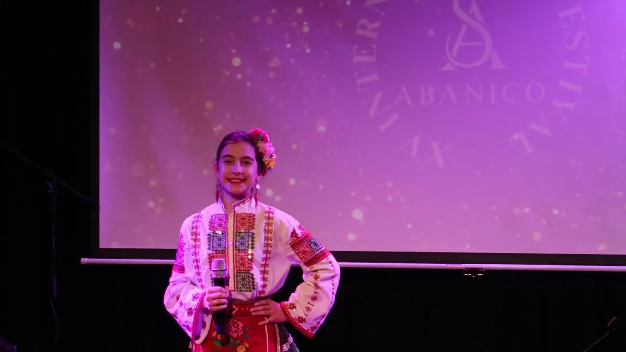 Яница Петкова - Добър вечер, малка моме (¡Buenas noches!) Международен арт фестивал Abanico 2026 .