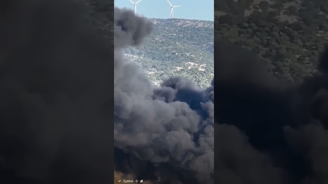 Τρόμος: Η στιγμή που ακούγονται πολλαπλές εκρήξεις στο εργοτάξιο στην Λεπενού
