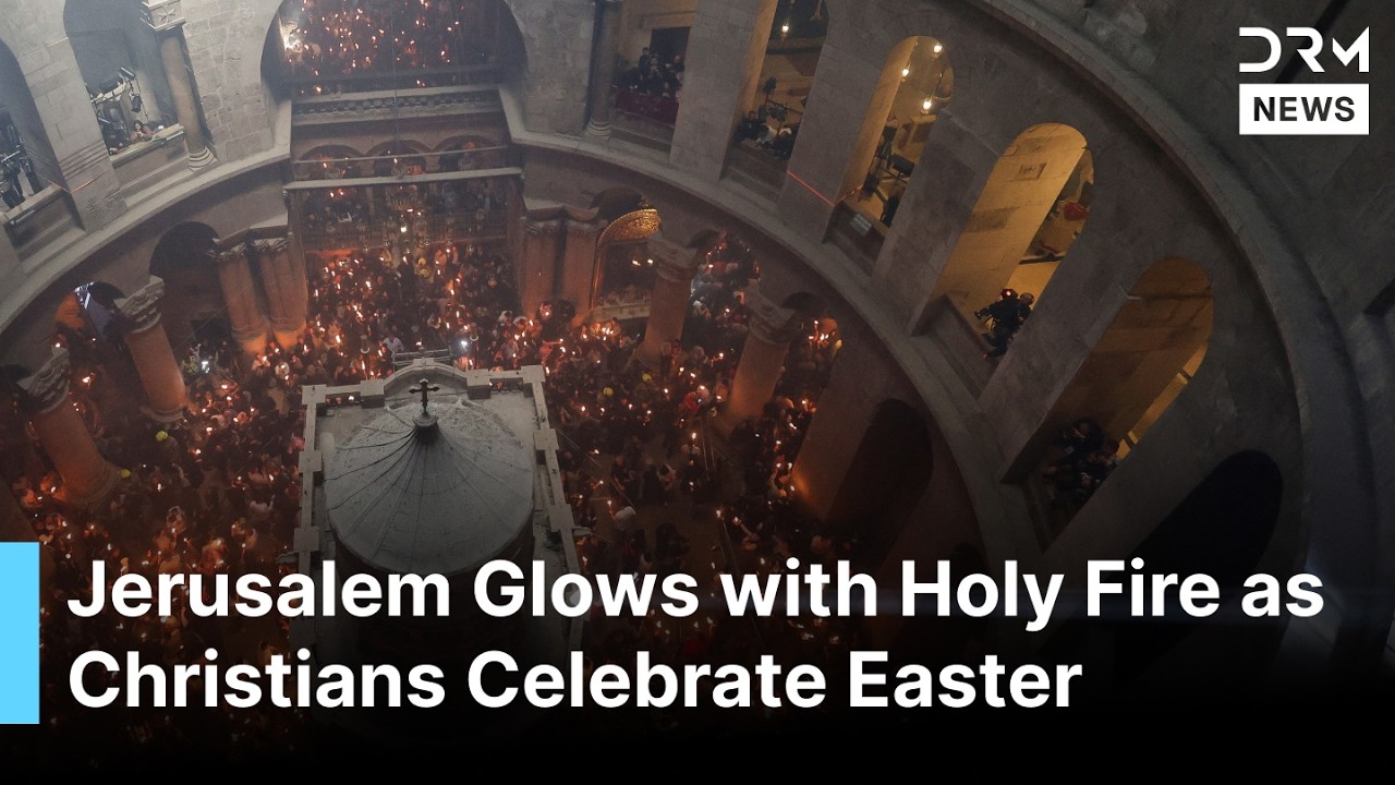 FULL Candlelit Vigil: Sacred Holy Fire Lights Up Jerusalem as Thousands Gather in Ceremony | AK1G