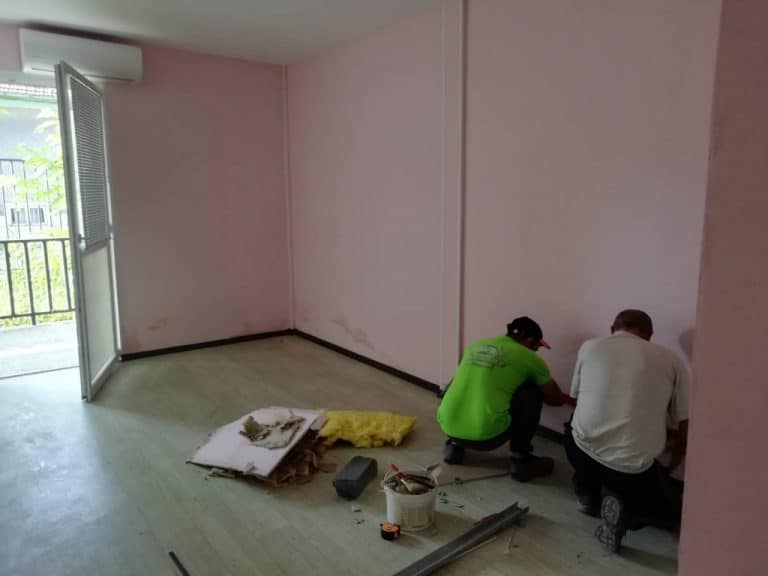 Поправка на ремонта в новия корпус на Дома за стари хора „Милосърдие“