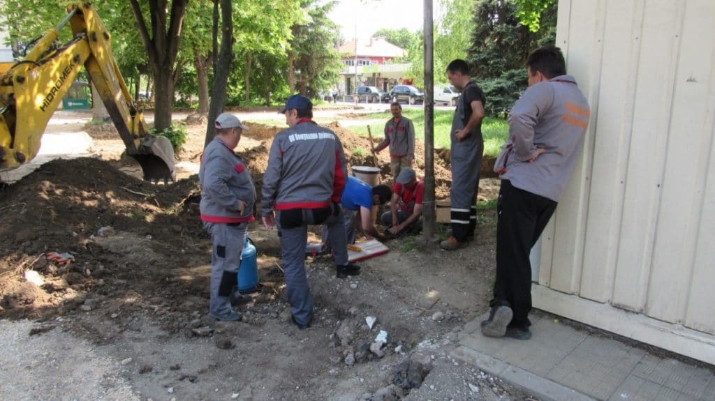 Гаф остави пазарчето на Олимп без ток