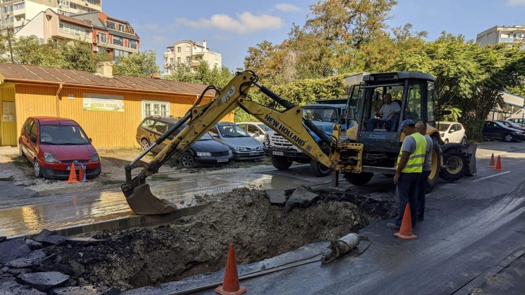 Авария спира водата в два русенски квартала