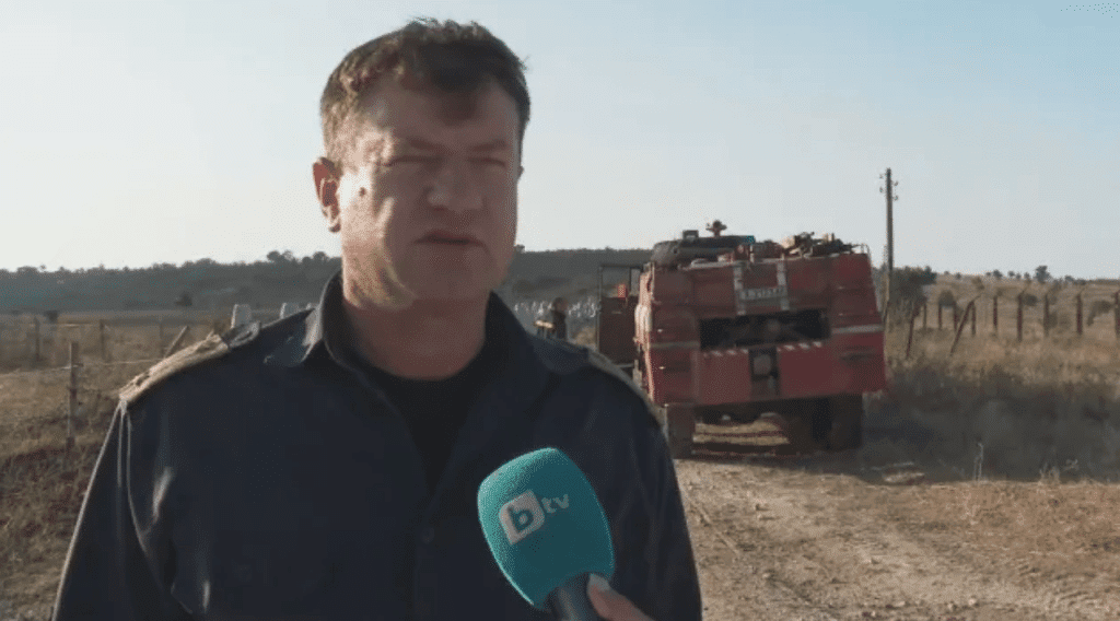 Единият от пожарите в Хасковско е запален от мигранти