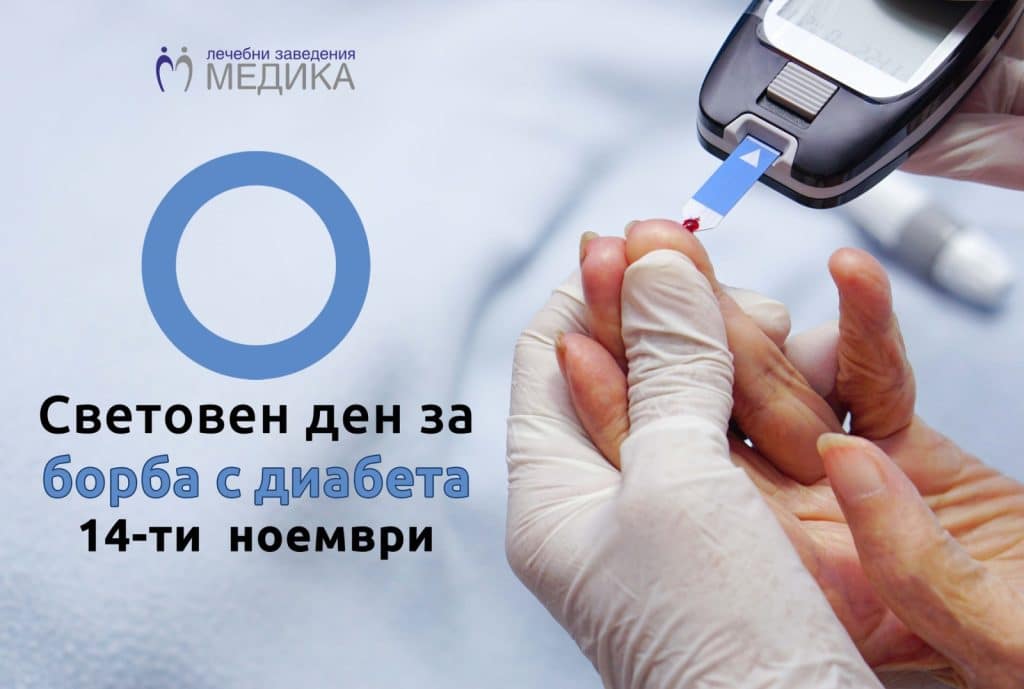 „МЕДИКА“ ще проведе кампания с безплатно измерване на кръвна захар и консултации с ендокринолози по повод Световния ден за борба с диабета