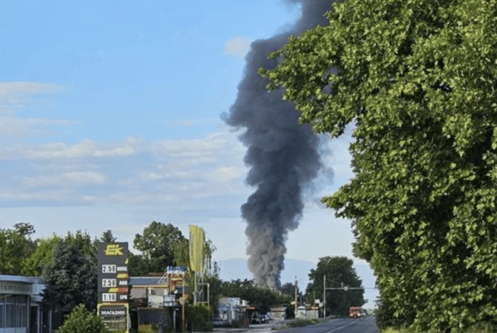 Голям пожар горя в пловдивското село Граф Игнатиево