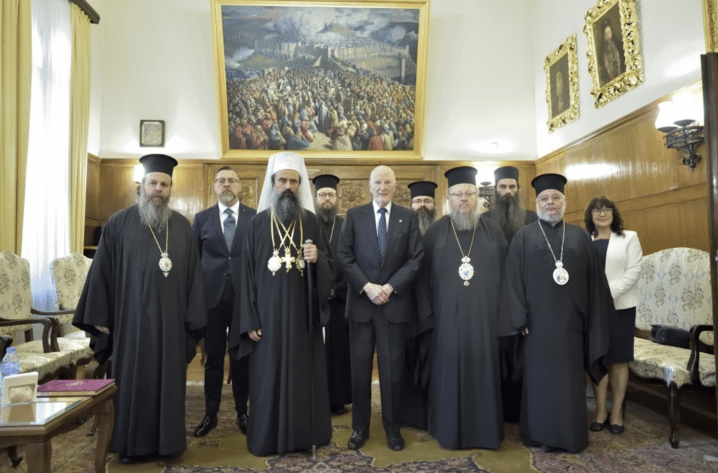Българският патриарх Даниил прие Симеон Сакскобургготски в Синодалната палата