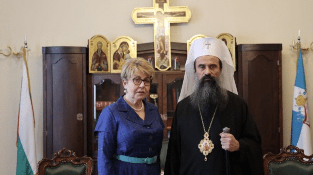 Патриарх Даниил се срещна с Митрофанова, за да обсъдят руско-българските духовни връзки