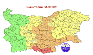 Седмицата започва с обилни валежи и ниски температури