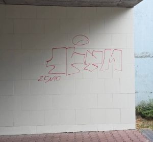 Среднощен вандализъм в подлеза до Кръговото е регистриран от общинското видеонаблюдение