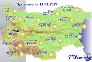Седмицата започва с температури до 40 градуса