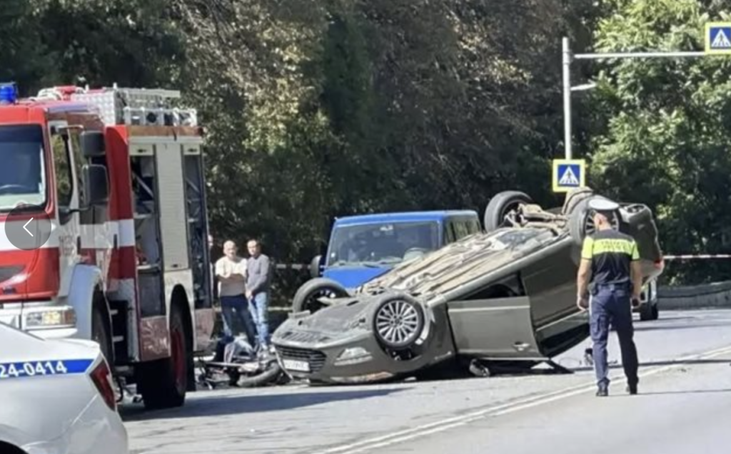 С опасност за живота е момичето, ранено в катастрофата в София