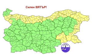 Днес ще е облачно и ветровито