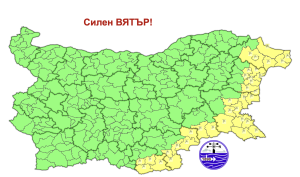 Днес ще е хладно и ветровито, на места ще превали