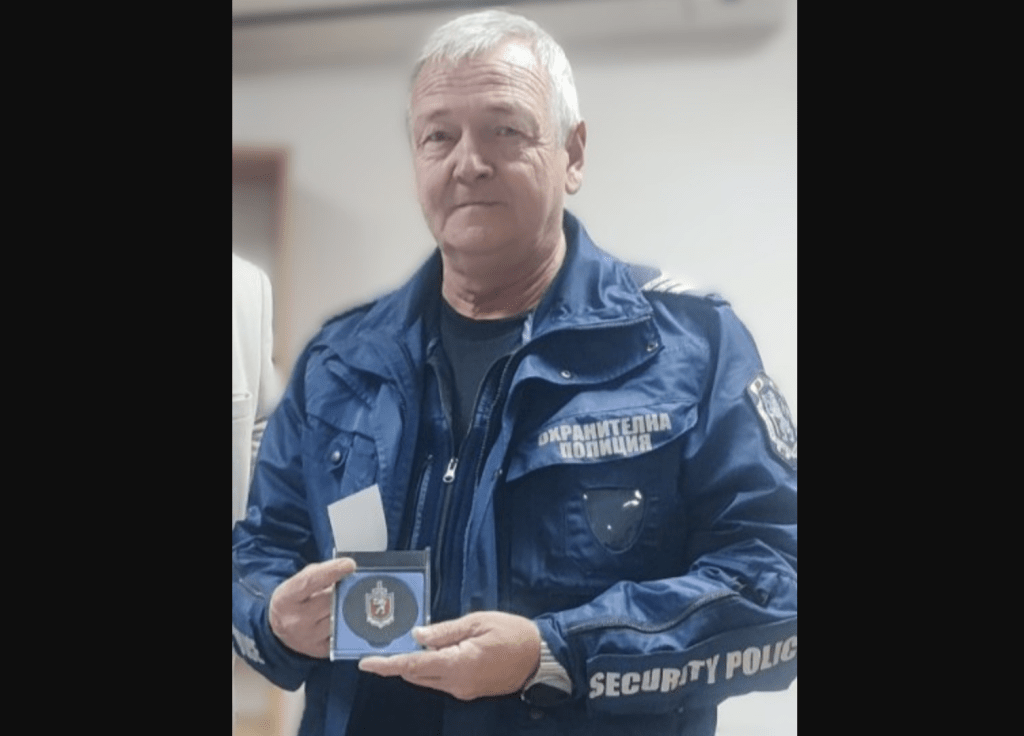 МВР удостои русенски полицай с почетен знак за безупречна служба