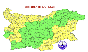 Днес ще е дъждовно, обявен е жълт код за значителни валежи