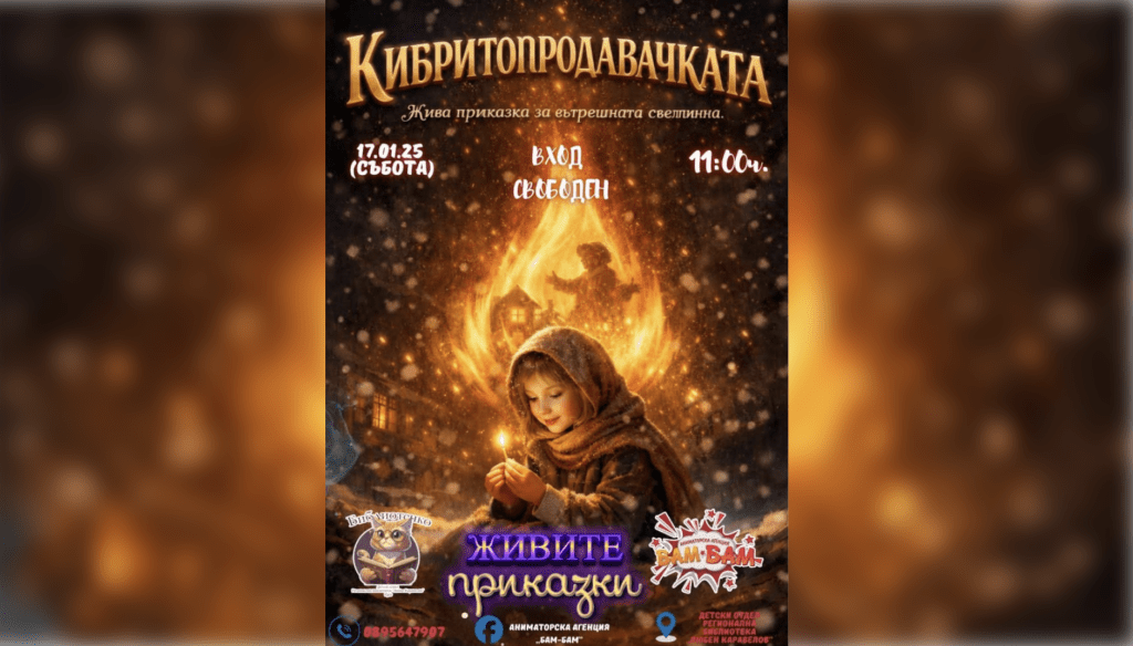 Русенската библиотека ще представи „Кибритопродавачаката“