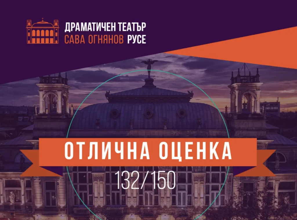 Театърът в Русе с висока оценка и място сред най-добрите извън столицата