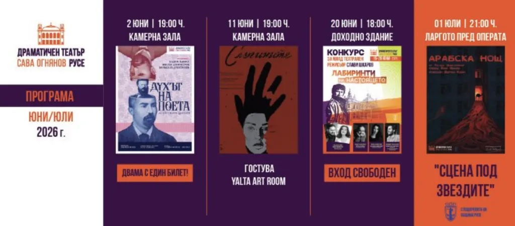 Театралният юни: Пиеси на Стефан Цанев, Жан Жьоне и млади режисьори на една сцена