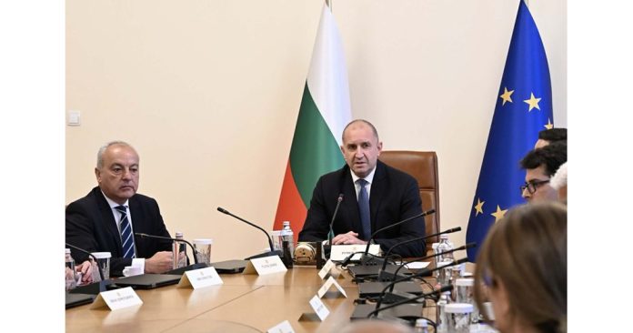 Премиерът Румен Радев очерта приоритетите на новото правителство. Снимка: Йордан Симеонов
