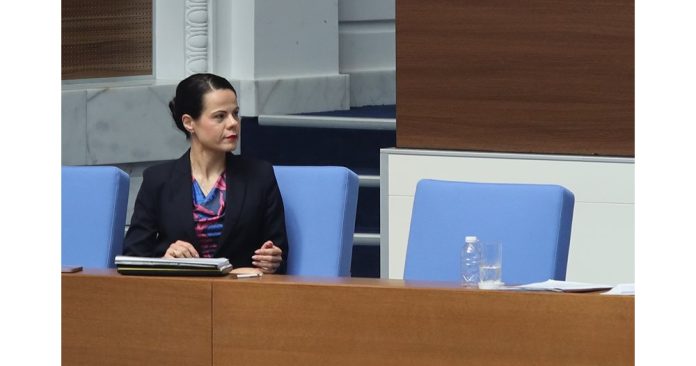 Министърът на здравеопазването Катя Ивкова. СНИМКА: НИКОЛАЙ ЛИТОВ