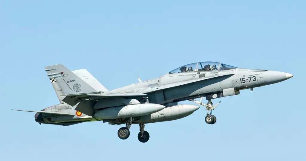 Испански F-18 наблюдаваха цели край румънската граница