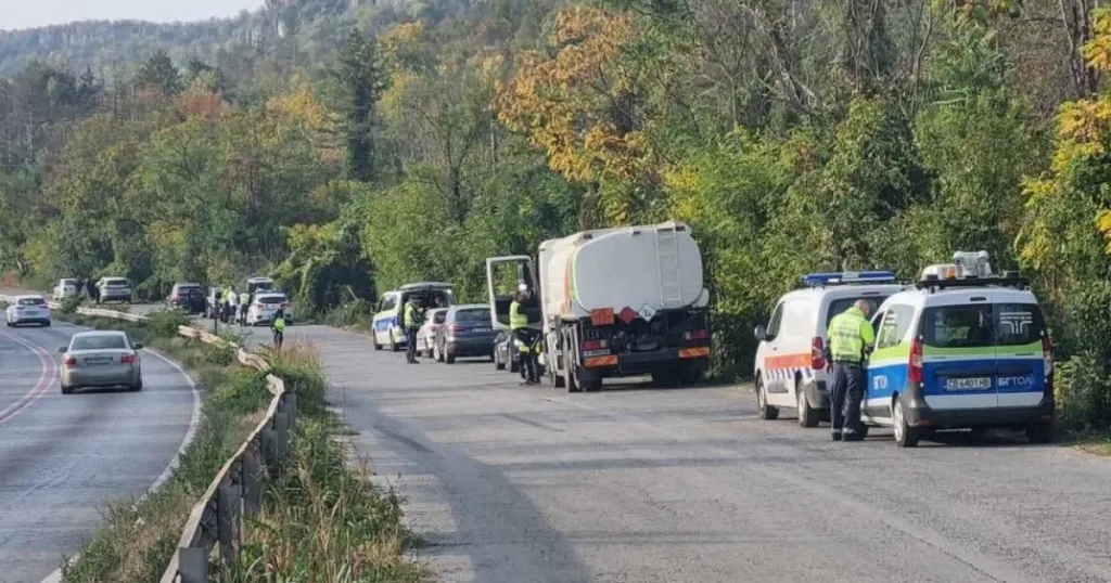 Акция край Самоводене санкционира 22 шофьори по пътя към Русе