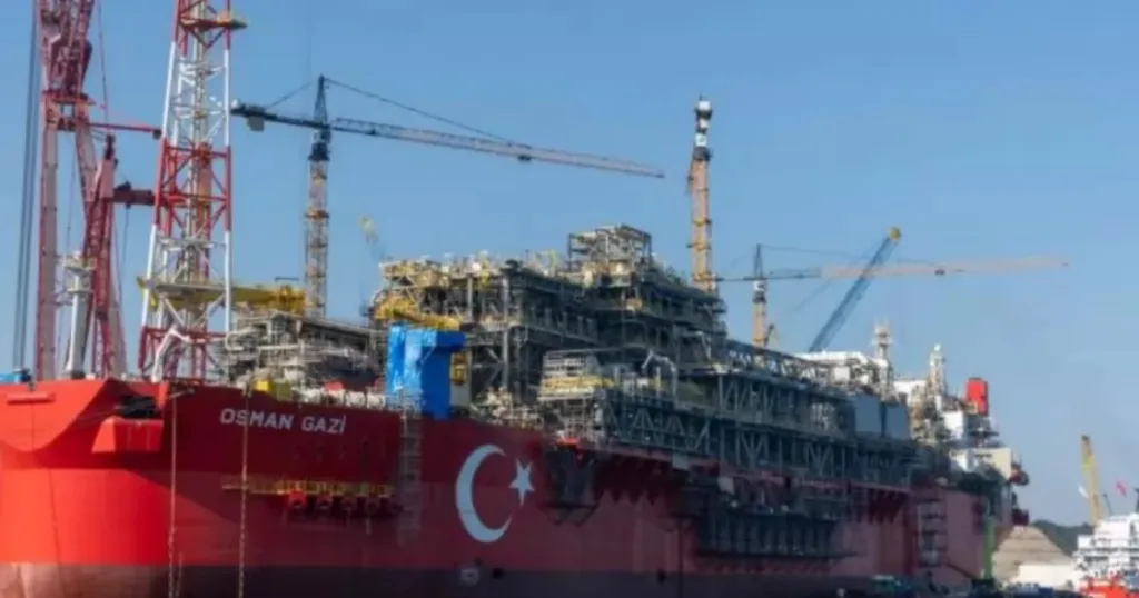„Осман Гази“ пое към находището Сакария в Черно море