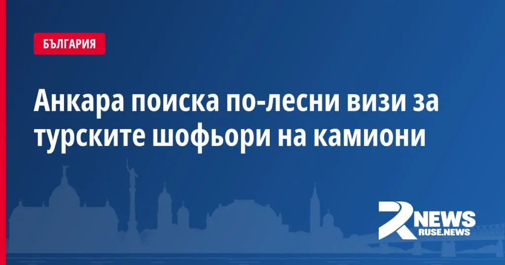 Анкара поиска по-лесни визи за турските шофьори на камиони