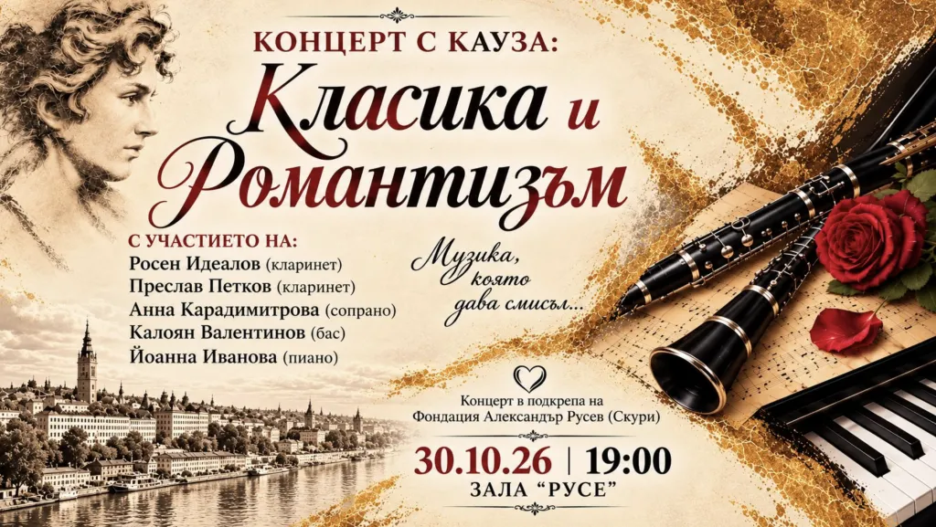 Благотворителна вечер ще подкрепи фондация „Александър Русев“
